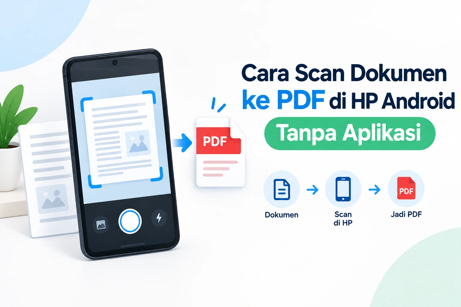 Cara Scan Dokumen ke PDF di HP Android Tanpa Aplikasi
