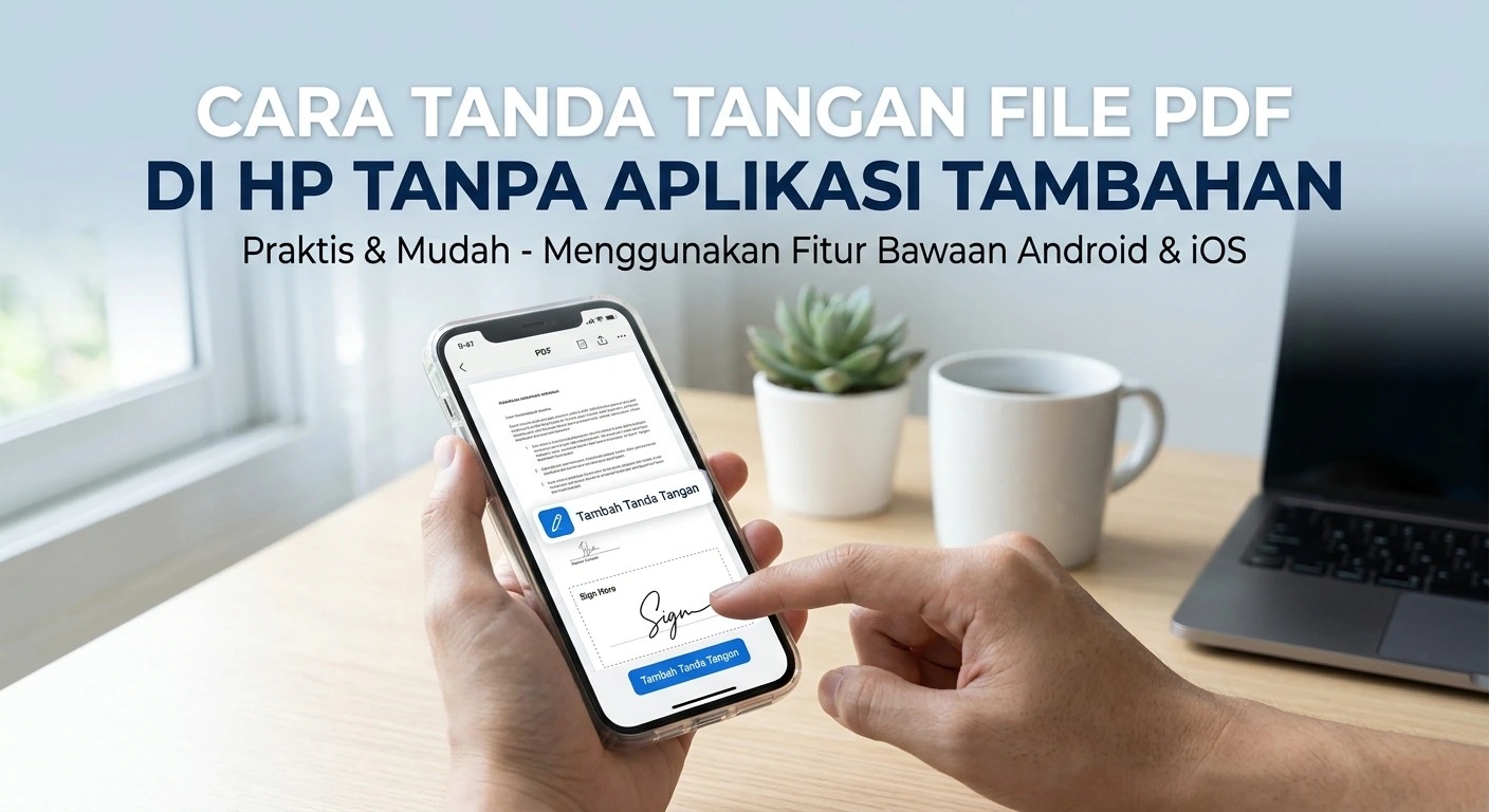 Cara Tanda Tangan File PDF di HP Tanpa Aplikasi Tambahan