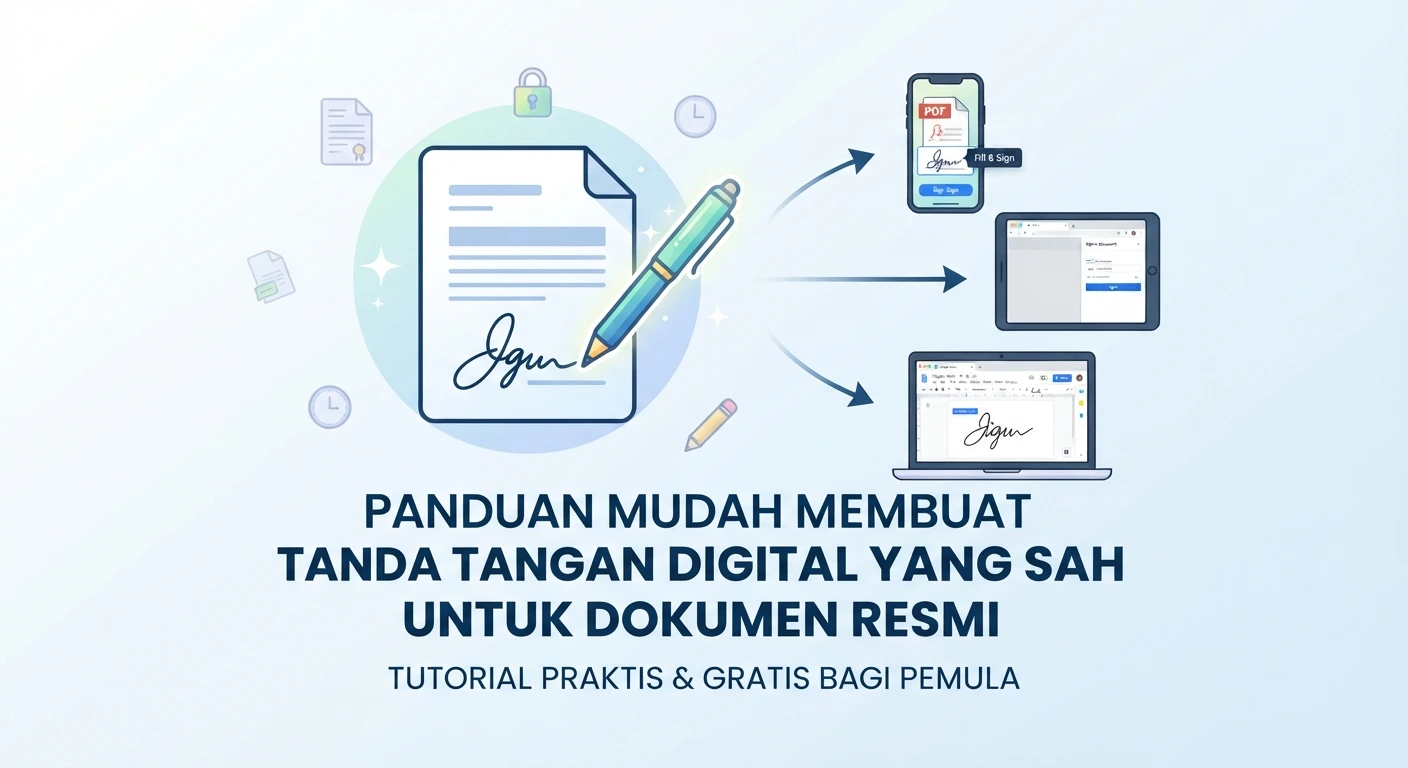 Panduan Cara Membuat Tanda Tangan Digital Praktis