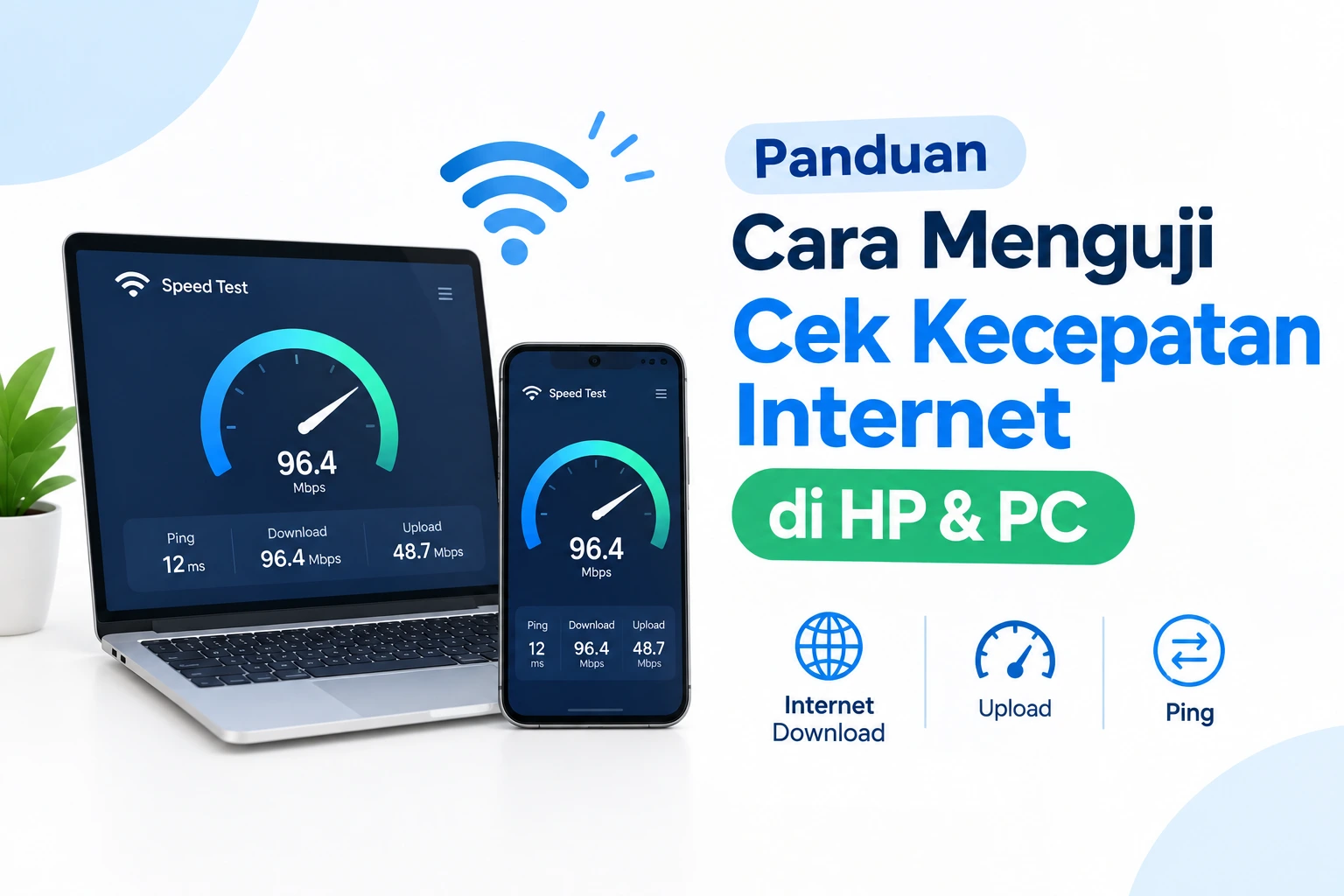 Panduan Cara Menguji Cek Kecepatan Internet di HP & PC