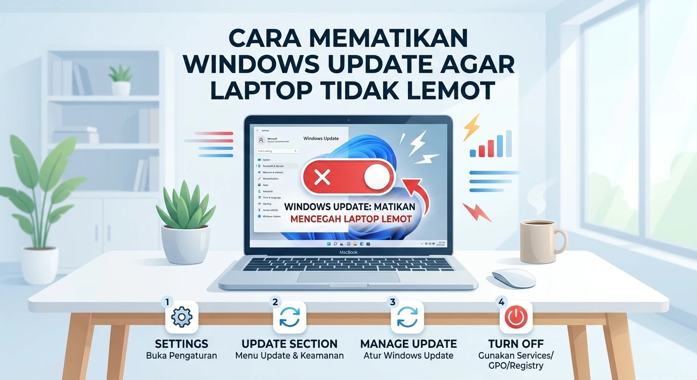 Cara Mematikan Windows Update Agar Laptop Tidak Lemot