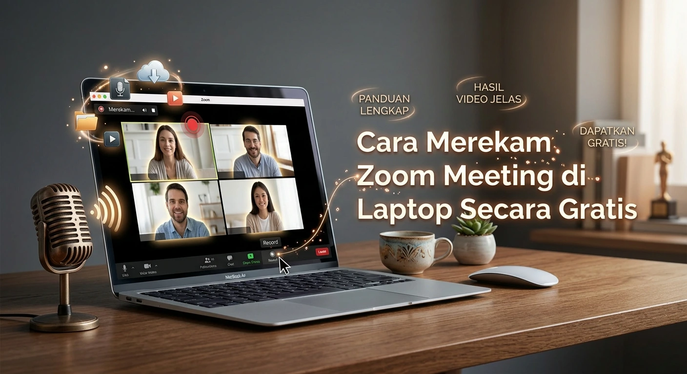 Cara Merekam Zoom Meeting di Laptop Secara Gratis