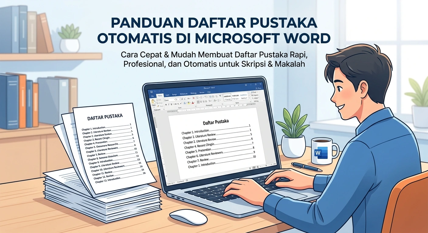 Panduan Daftar Pustaka Otomatis di Microsoft Word